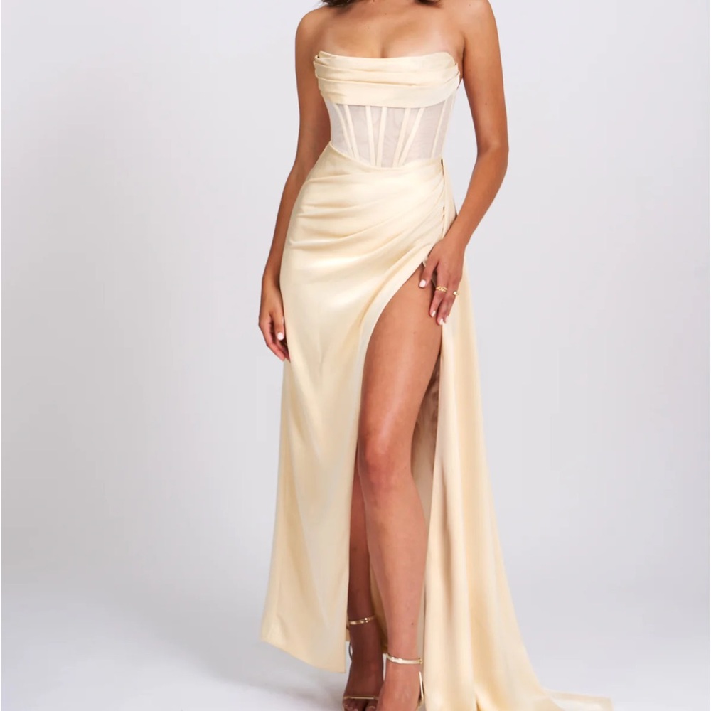 Satin Corset Gown